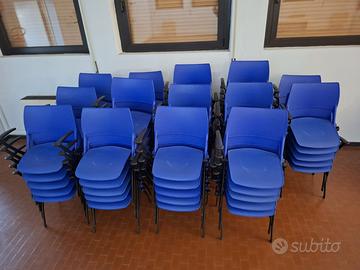 Set 100 Sedie conferenza  Impilabili