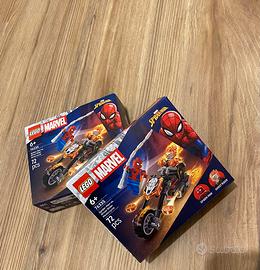 Lotto 2 pack LEGO Marvel Spiderman vs Ghost Rider