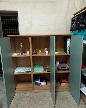 Armadietto per ufficio casa 135 x 40 x 140