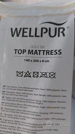 Topper materasso memory foam Wellpur 140x200x8