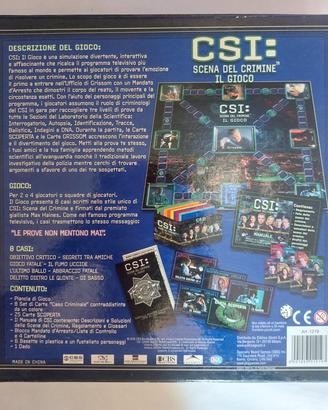 Gioco da tavolo CSI da 13 anni 