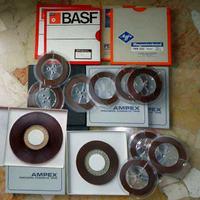 Bobine flange in plastica, nastro 1/4 pollice,