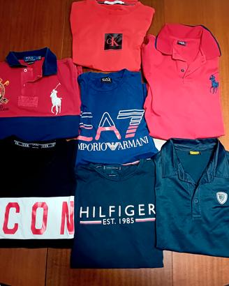Box t-shirt e polo set unico