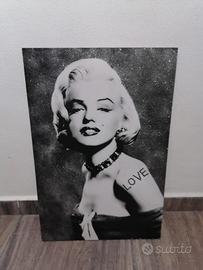 Merlin Monroe  quadri tazze sottobicchieri lampada