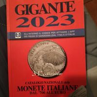 libro " gigante 2023", catalogo nazionale monete