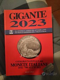 libro " gigante 2023", catalogo nazionale monete