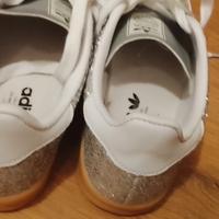 scarpe Adidas gazzelle argento 