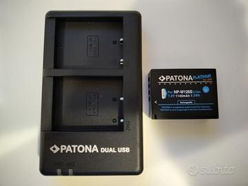 Caricabatterie + Batteria PATONA Platinum NP-W126S