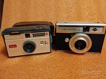 2 fotocamere vintage agfa Kodak(da testare)