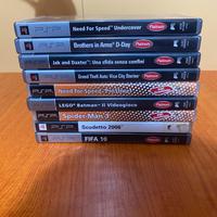 Lotto videogiochi PSP (leggere descrizione)