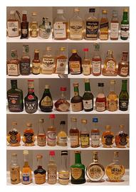 collezione completa di 199 bottiglie mignon