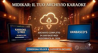 Raccolta di 34000 Basi Midi Kar