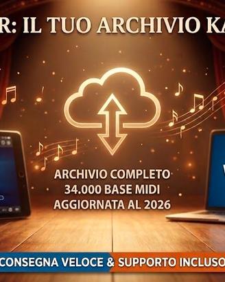 Raccolta di 34000 Basi Midi Kar