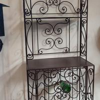 Portabottiglie in ferro battuto