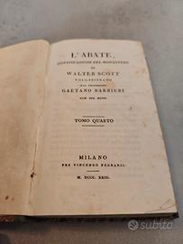 Walter Scott L’Abate tomo IV 1823