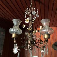 Lampadario antiquariato a 3 luci (Art.3293)