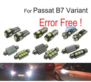 KIT 6 LAMPADE LED PER VOLKSWAGEN VW PASSAT B7 365 