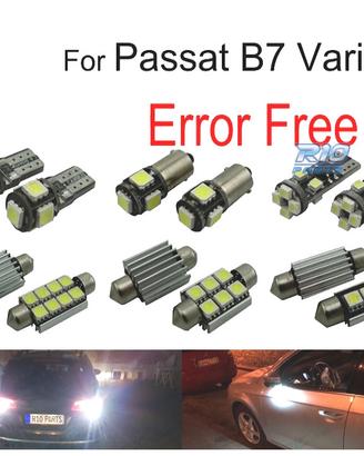 KIT 6 LAMPADE LED PER VOLKSWAGEN VW PASSAT B7 365 