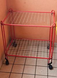 carrellino carello  con ruote