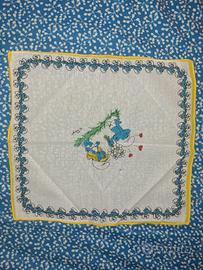 Fazzoletti stoffa cotone cartoni animati anni 70