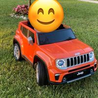 Auto Elettrica per bambini Jeep Renegade Arancione