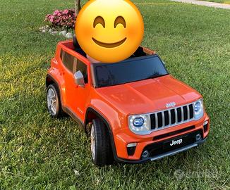 Auto Elettrica per bambini Jeep Renegade Arancione