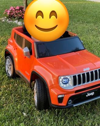Auto Elettrica per bambini Jeep Renegade Arancione