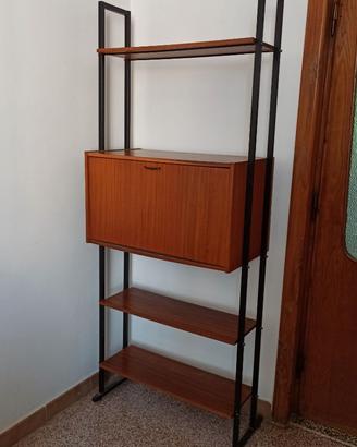 Libreria modulare Vintage Anni '70  in teak