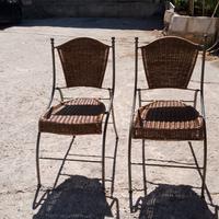 sedie in ferro battuto 
