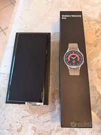 Samsung Galaxy S23 ULTRA 256gb + Galaxy Watch 5Pro