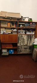libreria con letto a scomparsa