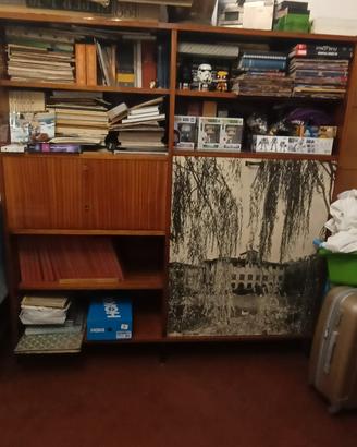 libreria con letto a scomparsa