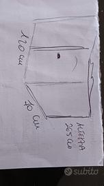 Armadio in alluminio da esterno marrone