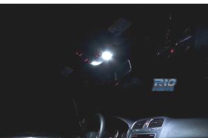 KIT 10 LAMPADE LED INTERNE PER VOLKSWAGEN VW GOLF 