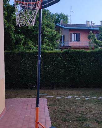 Canestro con asta