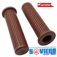 Coppia Manopole Marrone Vespa 125 150 200 Px Arcob