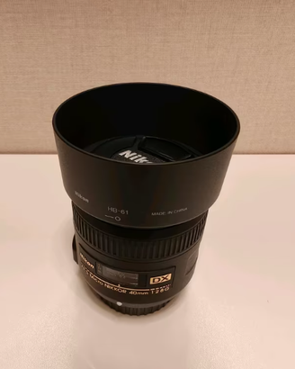 Nikon AF-S Micro NIKKOR 40mm 1:2.8G DX