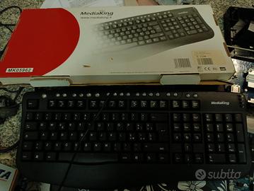 Tastiera multimediale mediaking c ps2 attacco