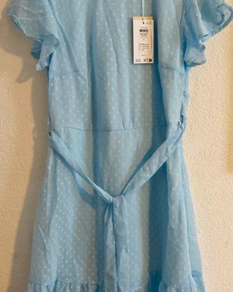Vestito Celeste VILA con Cartellino - Nuovo
