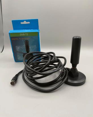 Antenna TV Digitale DVB-T2 da interno con base