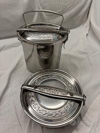 Set 2 Gavette Vintage Morinox Portavivande
