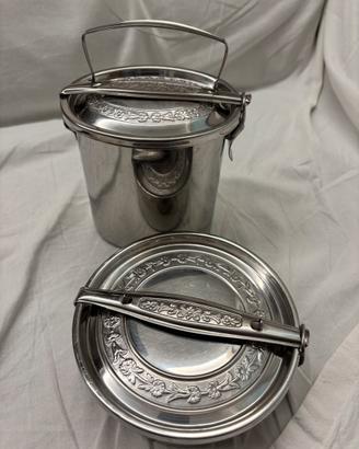 Set 2 Gavette Vintage Morinox Portavivande