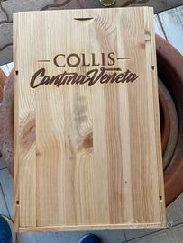 Cassetta portabottiglie legno