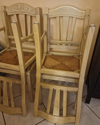 Sedie in legno