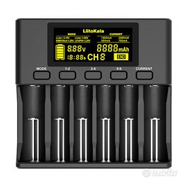 Caricabatterie LiitoKala Lii‑S6  Il Lii‑S6 6 slot