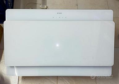 CAPPA ASPIRAZIONE CUCINA FABER TOUCH VETRO BIANCO
