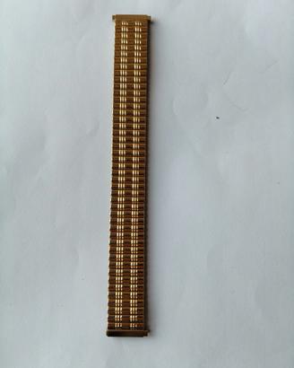 Cinturino a molla estensibile 18mm color oro