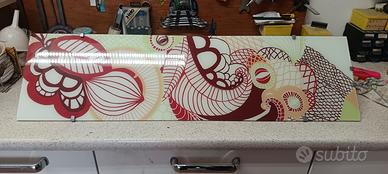 lampadari in vetro (due pezzi) 