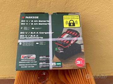 Batteria Parkside + caricabatterie