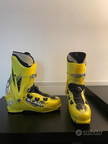 Scarponi sci alpinismo scarpa alien gialli usato  Sondrio
